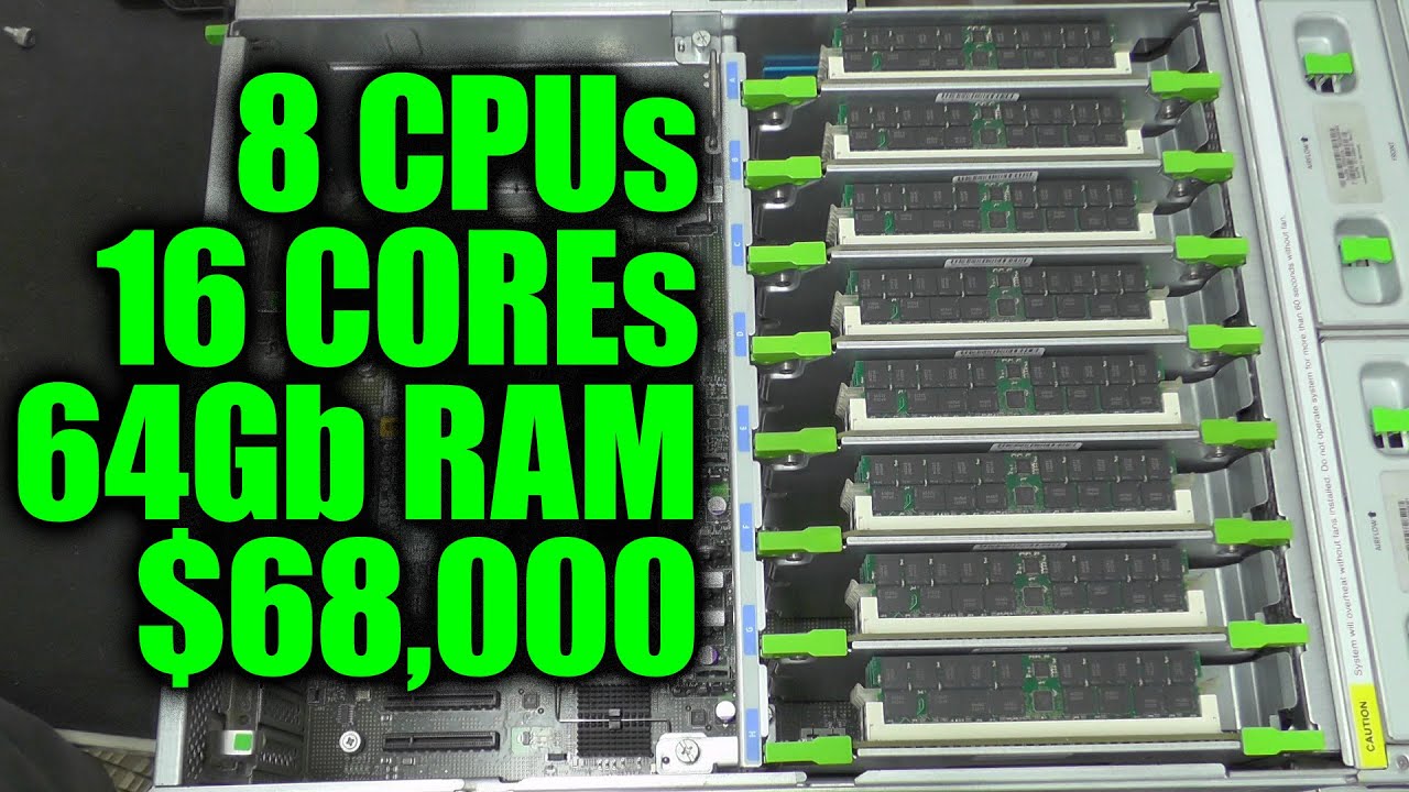 DL093 Sun Fire X4600 The 8 CPU Monster PC From 2006!