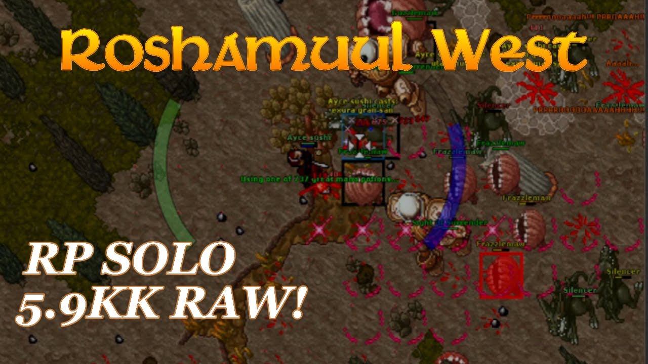 ROSHAMUUL WEST - CRAZY EXP FOR Solo RP (5.9KK RAW!) LVL 550+ (some stats for Sight of Surrender)