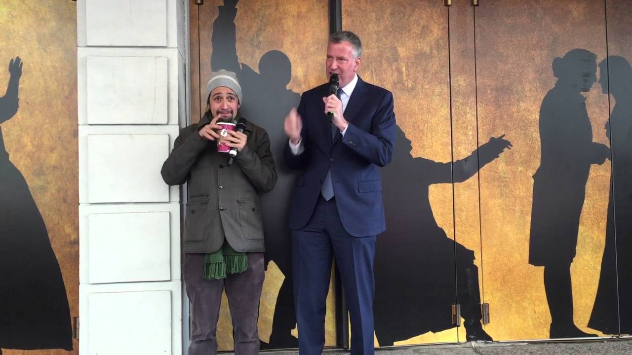 Live #Ham4Ham 4/6/16 -- Lin Welcomes Mayor Bill de Blasio