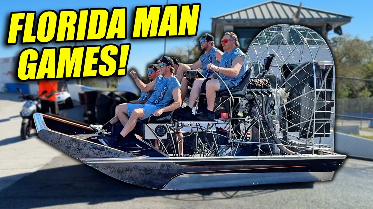 Ripping My Airboat Into The Freedom Factory To Compete In The Most Florida Man Thing EVER!!!