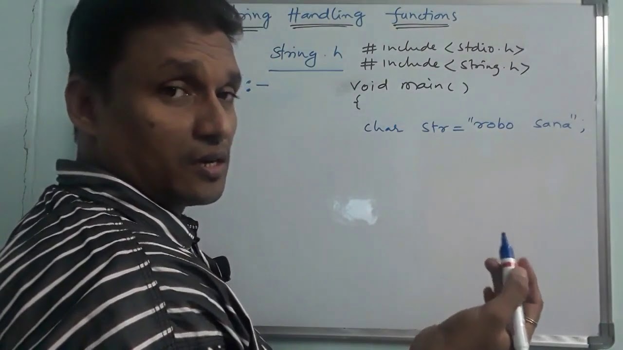 String Handling Functions in C | String Manipulation Functions in c | C Tutorial | By Sudhakar Bogam