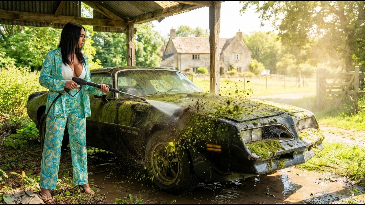 ABANDONED 40 YEARS: Resurrecting a Moss-Covered 1978 Pontiac Trans Am | Karcher ASMR