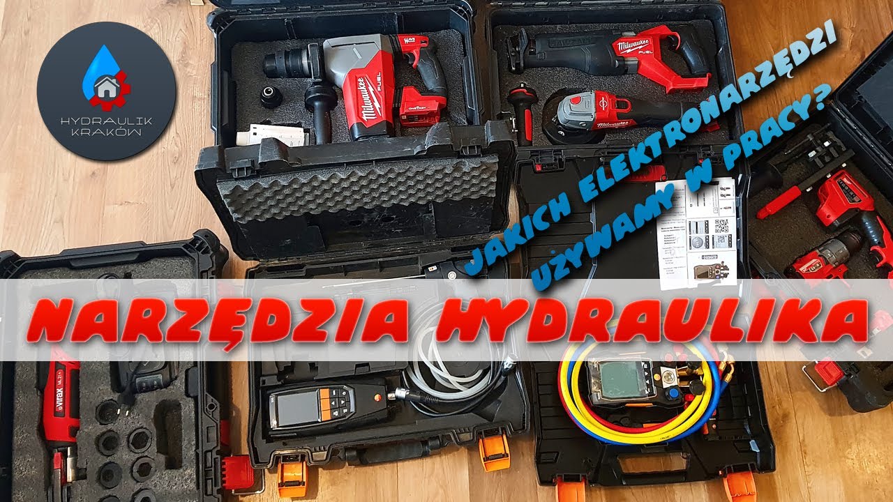 Narzędzia Hydraulika - Jakich Elektronarzędzi używamy w pracy? Milwaukee Testo Virax