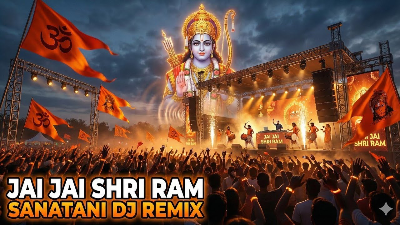 🚩 Jai Jai Shri Ram 🔥 Sanatani DJ Remix | Full Power Ram Bhajan | Hindu Unity Song 🔊