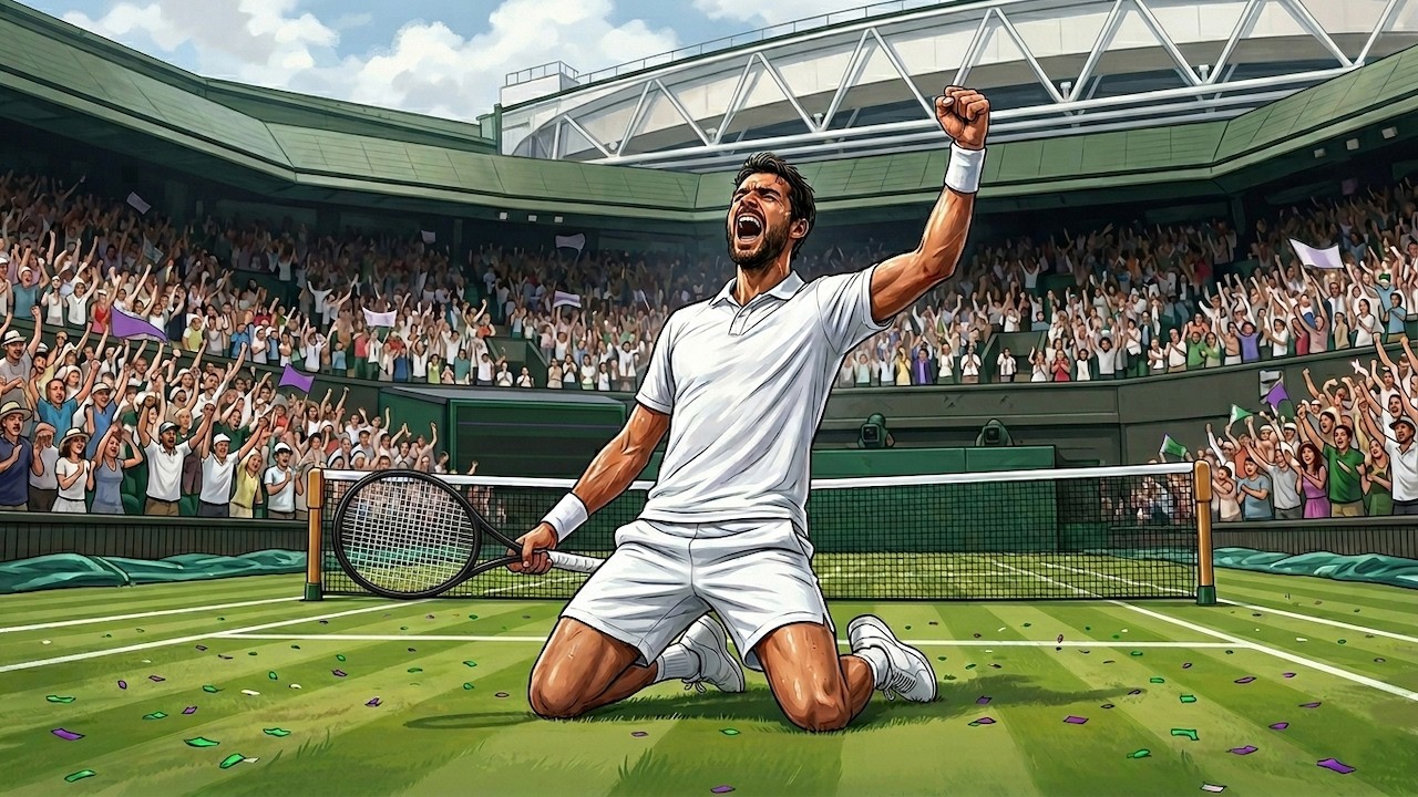 Tennis Elbow 4 w/mods (v0.97) • Nadal vs Federer (Wimbledon)