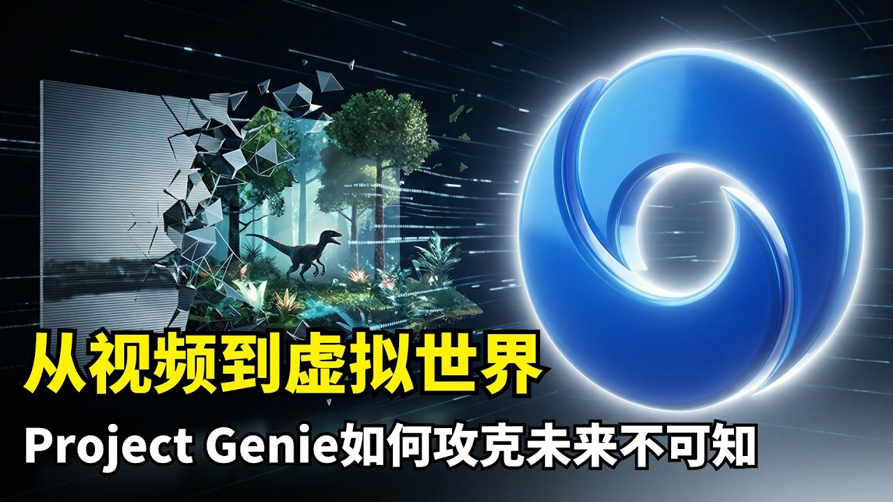 【人工智能】虚拟宇宙梦想成真| Project Genie团队访谈 | 世界模型 | 3D实时交互 | 2D转3D | 机器人模拟器 | 具身智能训练 | 谷歌DeepMind | 医疗记忆疗愈