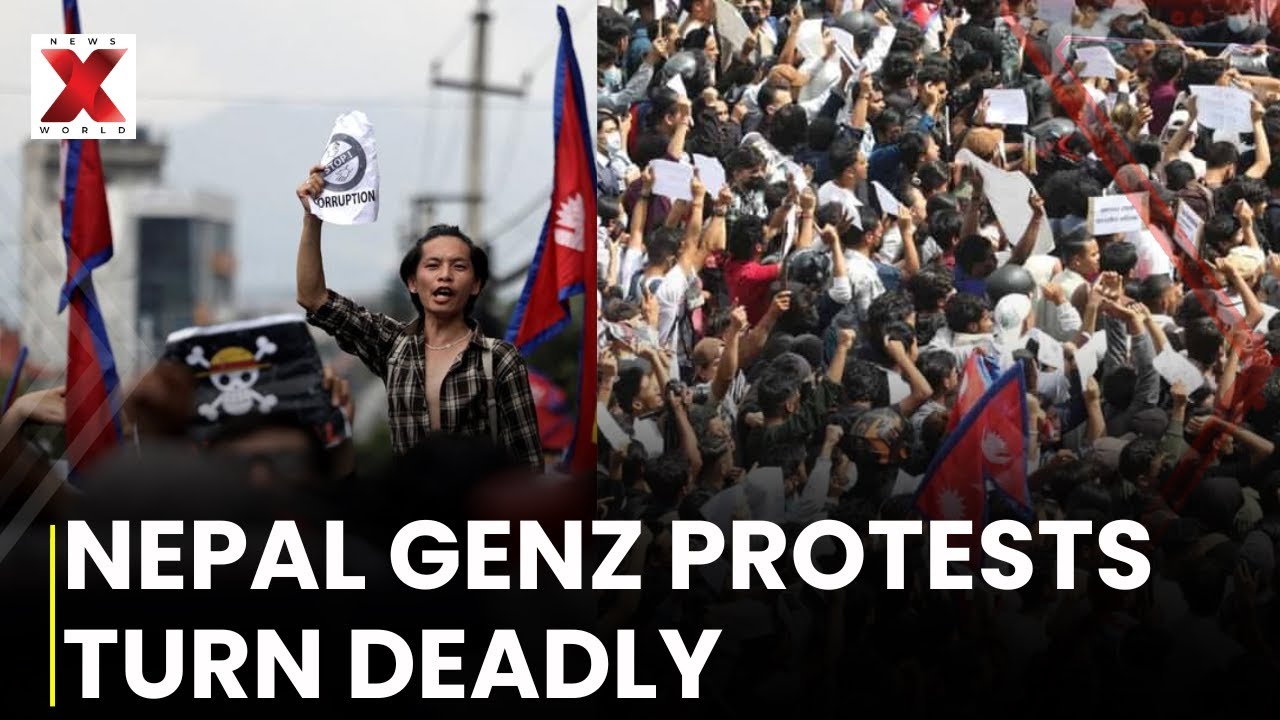 Gen-Z Clashes Across Nepal Over Government-Imposed Social Media Ban | NewsX World