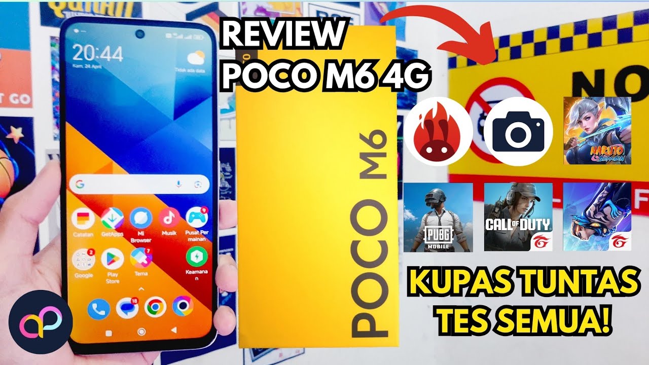 REVIEW POCO M6 4G INDONESIA | Tes Kamera, Antutu Benchmark, Tes Gaming | KUPAS TUNTAS !