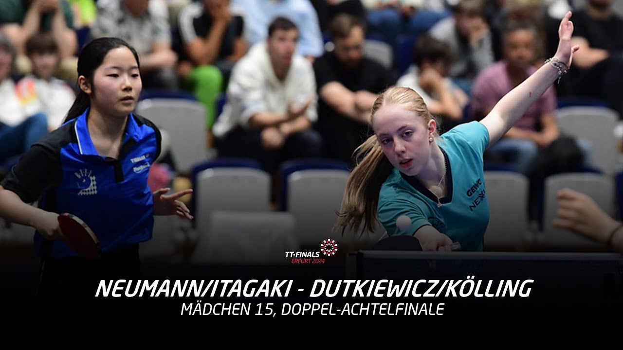 Neumann/Itagaki - Dutkiewicz/Kölling | Mädchen 15, Doppel-Achtelfinale | TT-Finals 2024 Erfurt