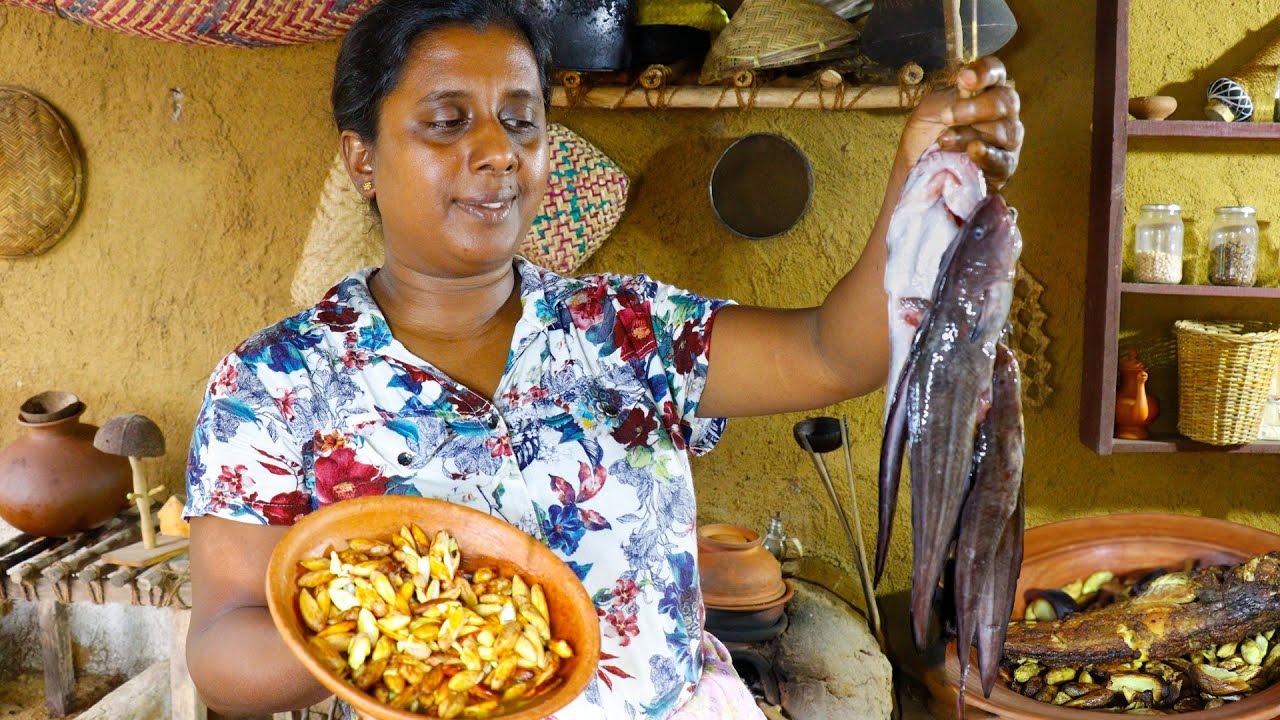 Today we are preparing a delicious lunch food with Leke fish .Village kitchen recipe