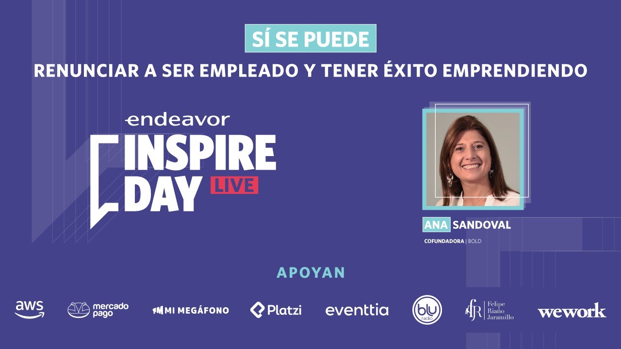 Inspire Day Ana María Sandoval   Cofundadora Bold