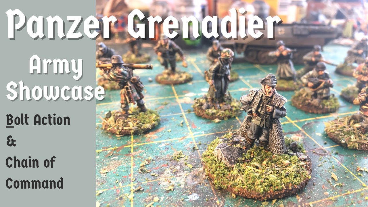 Panzer Grenadier Army Showcase for Chain of Command, Bolt Action