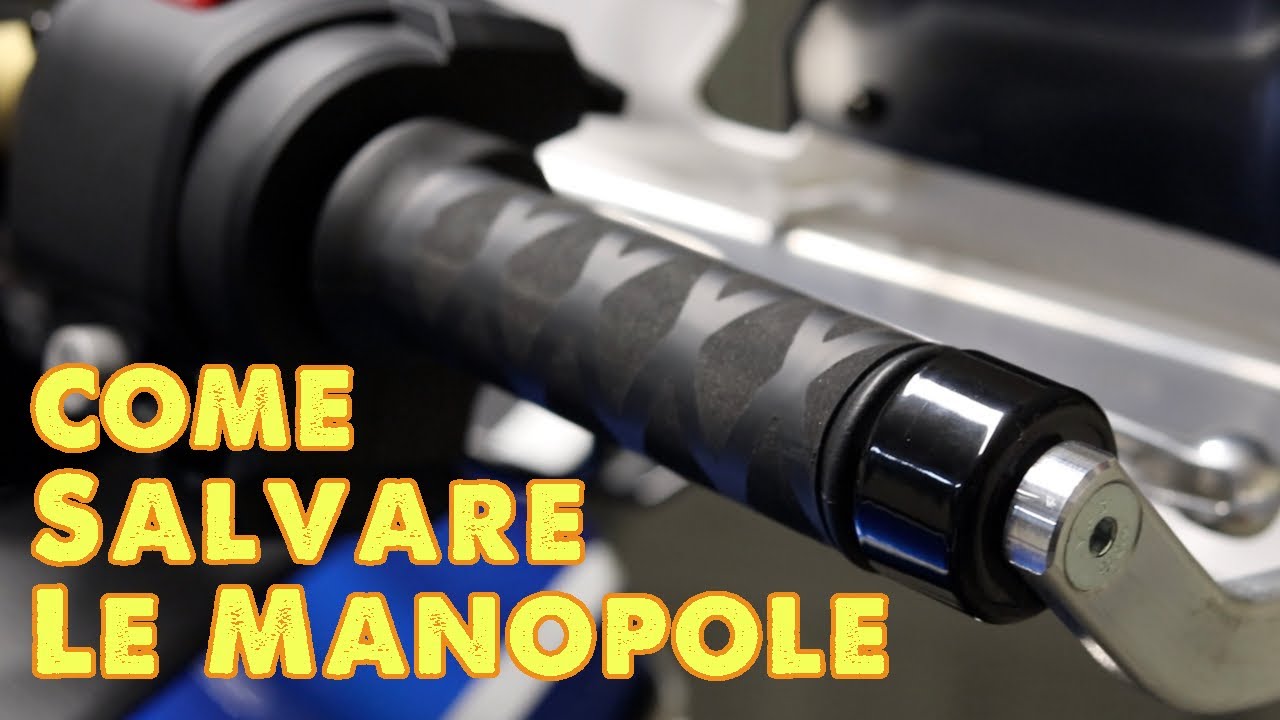 COME SALVARE LE MANOPOLE USURATE DELLA MOTO!