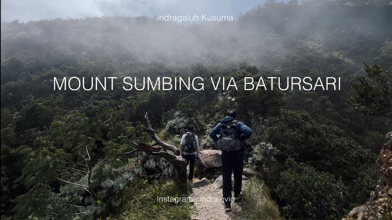 SILENT HIKING MOUNT SUMBING VIA BATURSARI || ULTRALIGHT HIKING