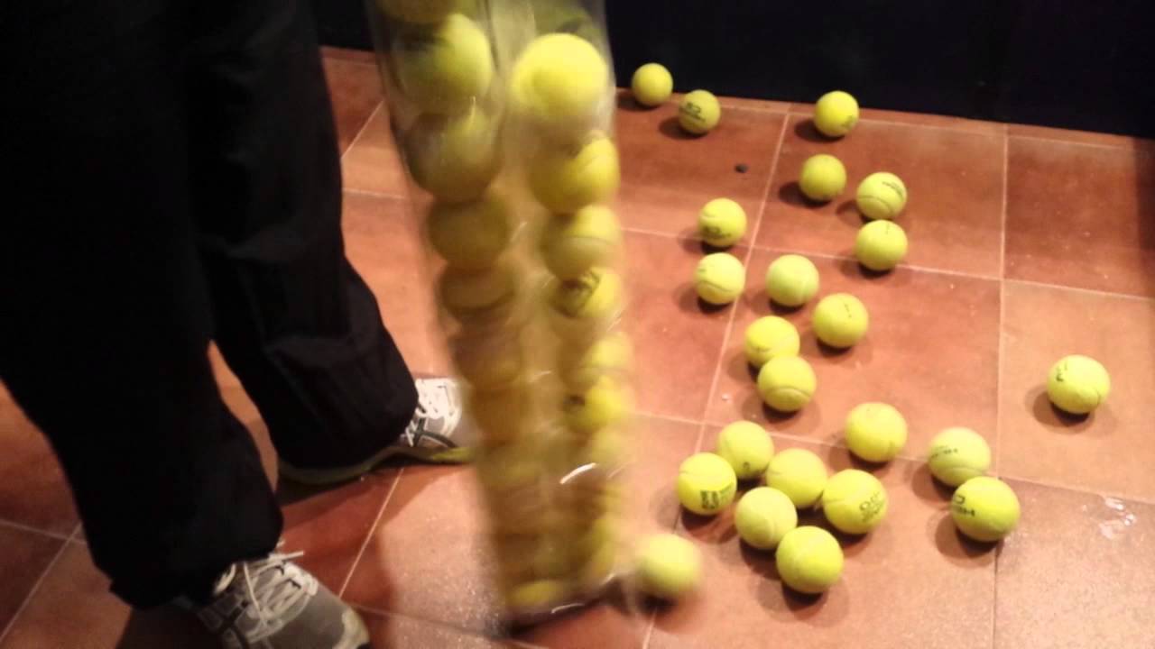 Recoge bolas casero triple 45 bolas