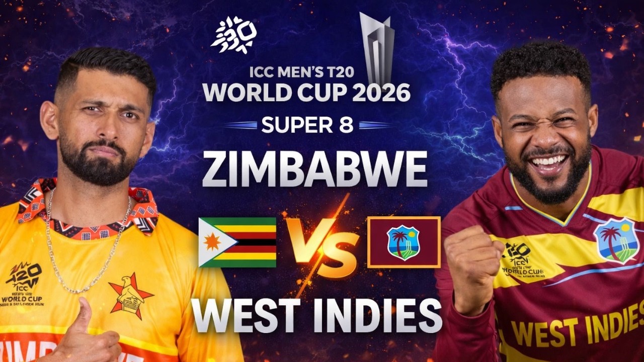 Windies on Fire bags Huge win in against Zimbabwe Super 8 | T20 World Cup 2026 | #t20worldcup2026