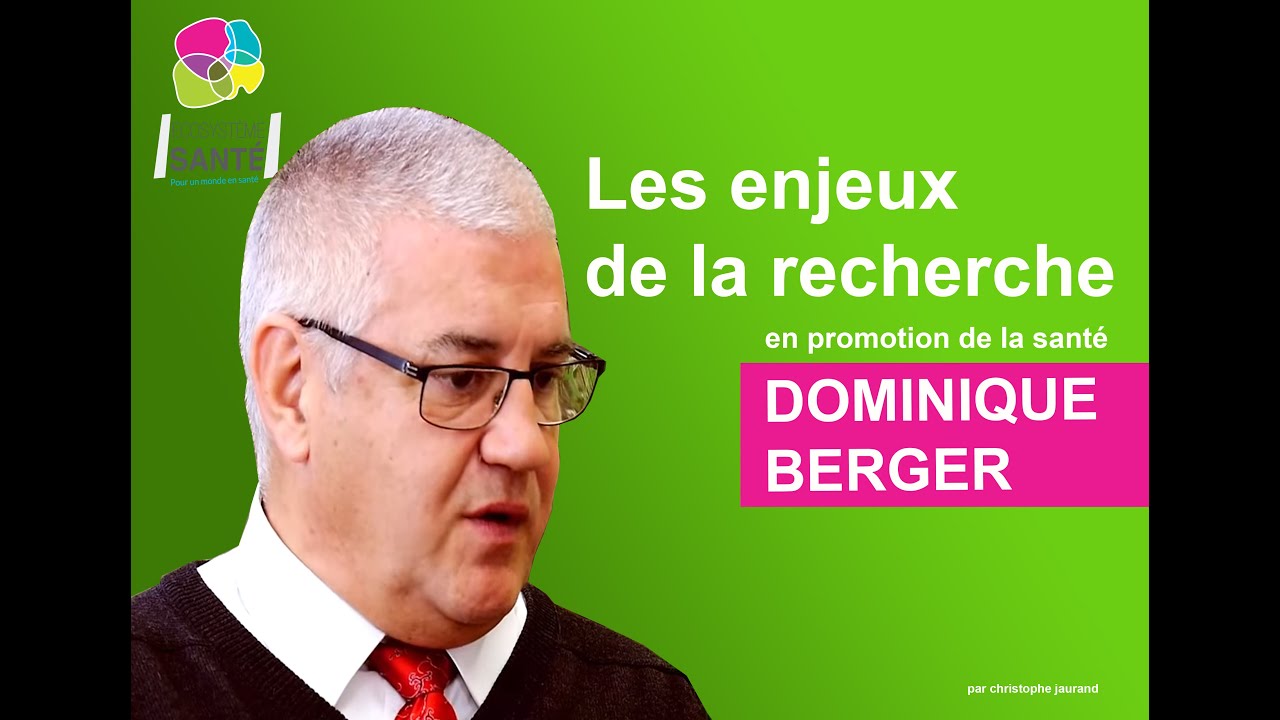 Les enjeux de la recherche par Dominique BERGER