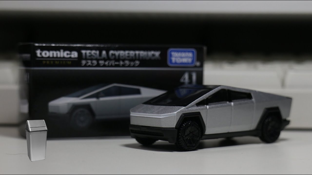 (六月新 June new 2025)Tomica premium unboxing no.41 Tesla Cybertruck