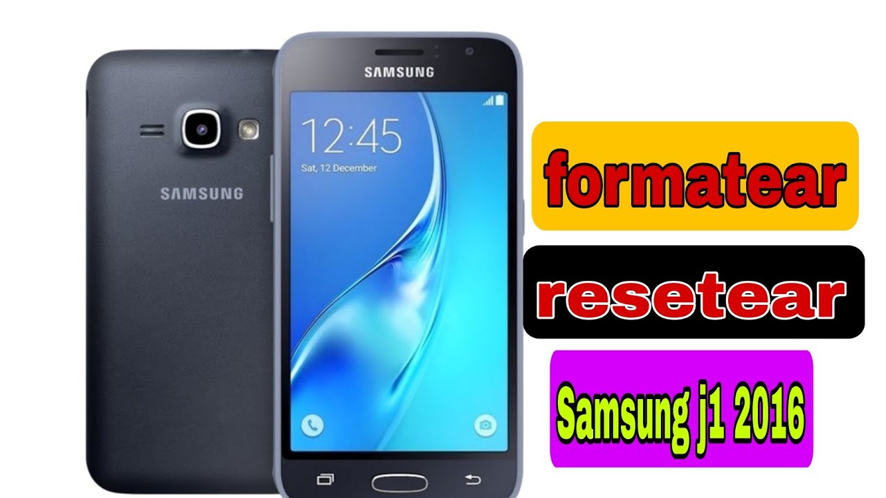 Formatear Samsung galaxy j1 2016 / Nuevo Método 2024.