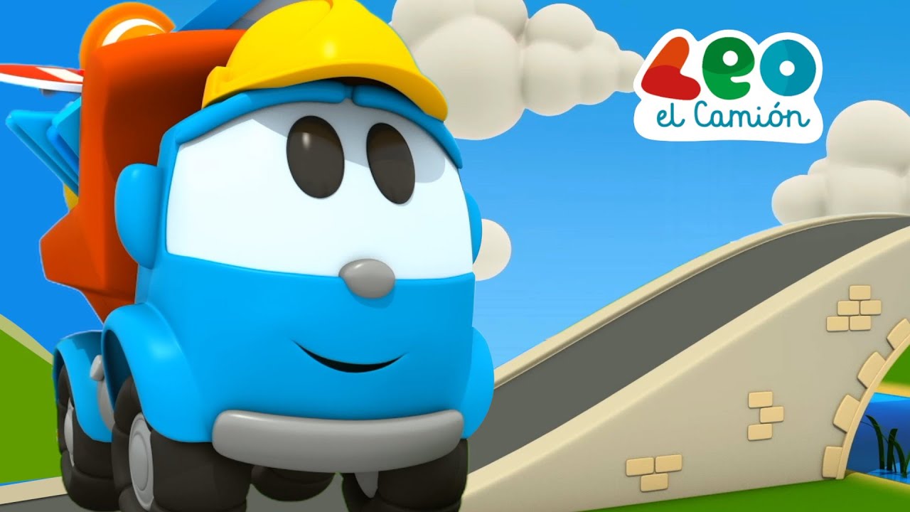 Leo el Camión construye casas y garages para sus amigos - 30 mins mix