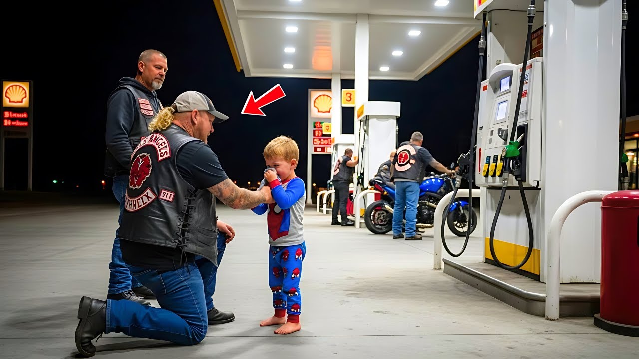 “Please Help… My Dad Won’t Wake Up!” He Whispered to Bikers  — What Hells Angels Did Shocked
