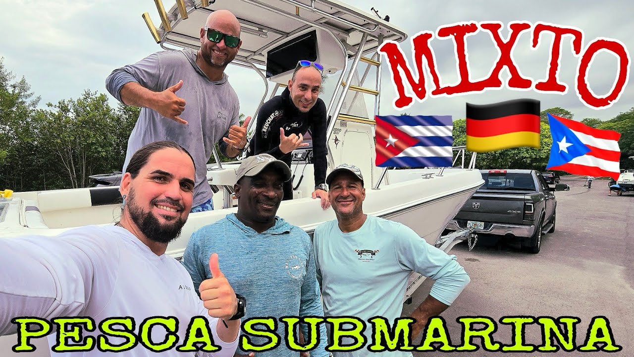 Red Groupers en Miami (🇨🇺 🇩🇪 🇵🇷).Pesca submarina