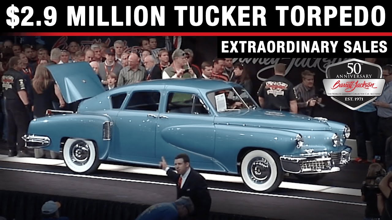 Tucker Torpedo 1948 года за 2,9 миллиона долларов — 50-летний юбилей BARRETT-JACKSON