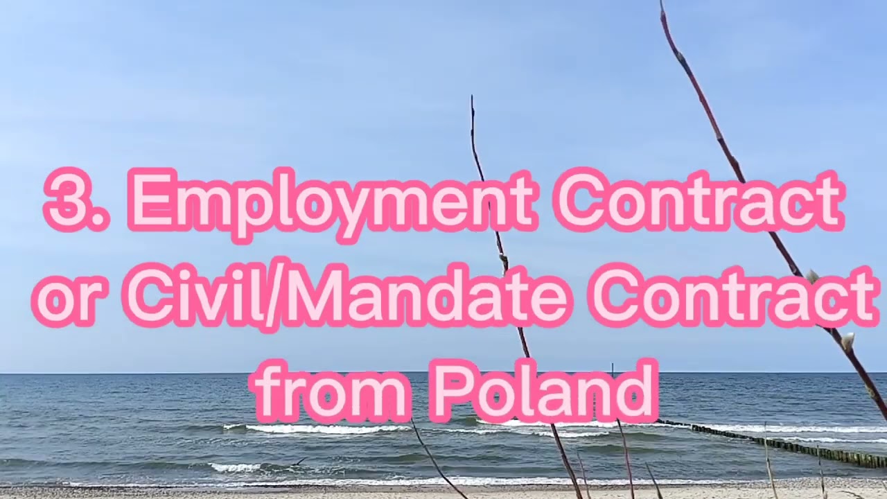List of Poland Working Visa Application Requirements at the Embassy of Poland in Amman Jordan
