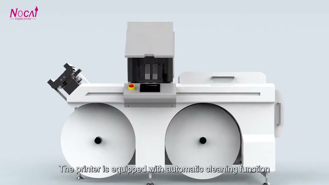 DLP-120, the high speed digital inkjet label printing machine.