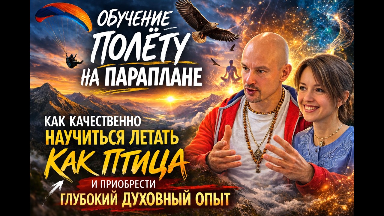 Как научиться летать. На параплане и в обычной жизни. Интервью с мастером полётов-медитаций.