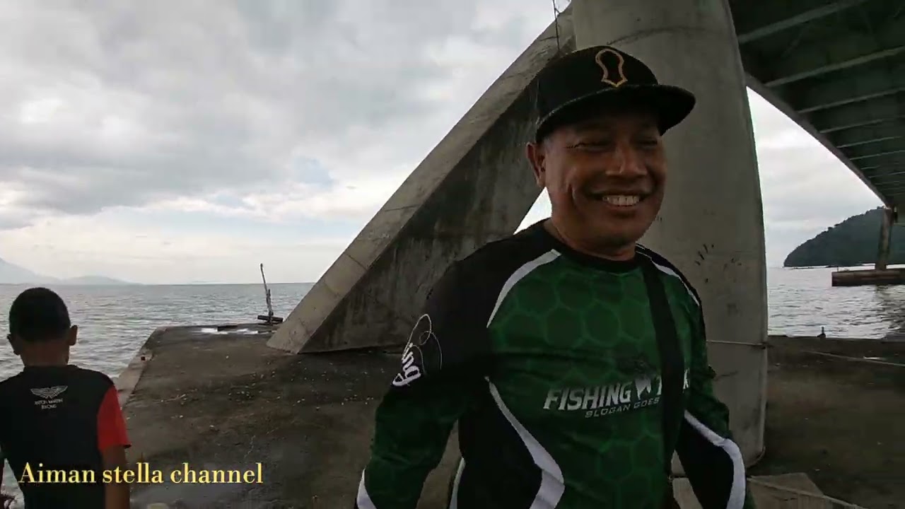 🐠EP.89🐠//..TRIP....Memancing Bawah Jambatan Pulau Bunting Yan Kedah.percubaan pertama..#aimanstella
