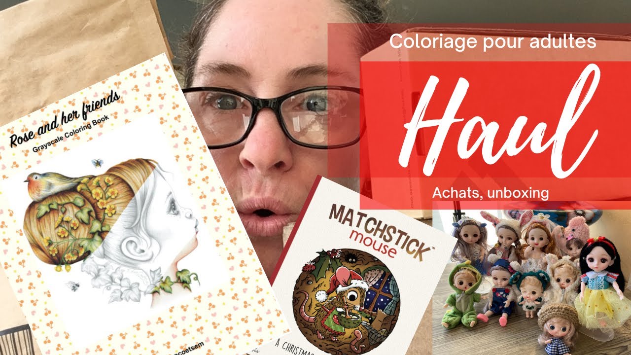 [ Haul ] Achats coloriage pour adultes❣️ Unboxing❣️