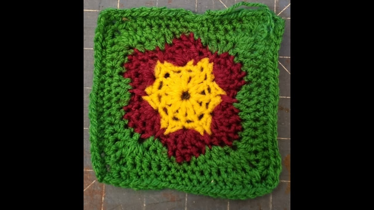 granny  square number 6
