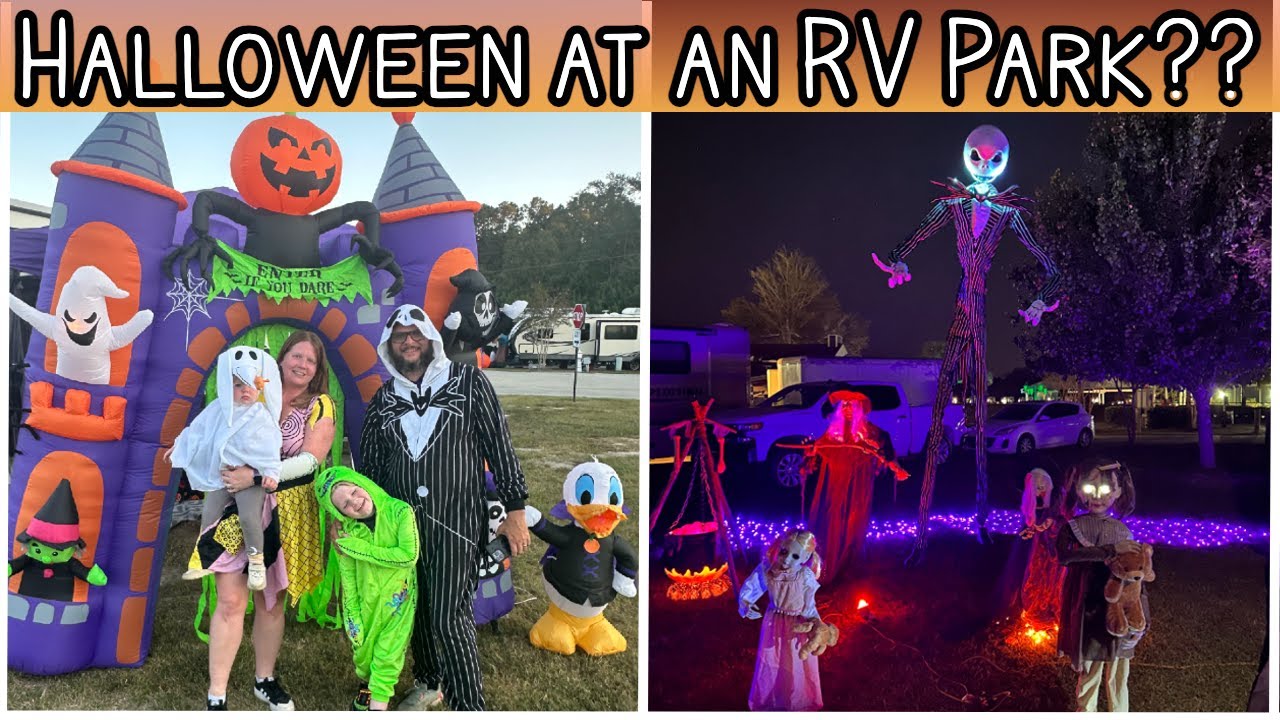 WHAT HALLOWEEN IS LIKE AT AN RV RESORT || SUN OUTDOORS NEW ORLEANS NORTHSHORE || HALLOWEEN WEEKEND
