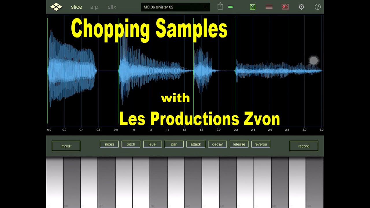 Chopping Vocal Samples in VirSyn ReSlice