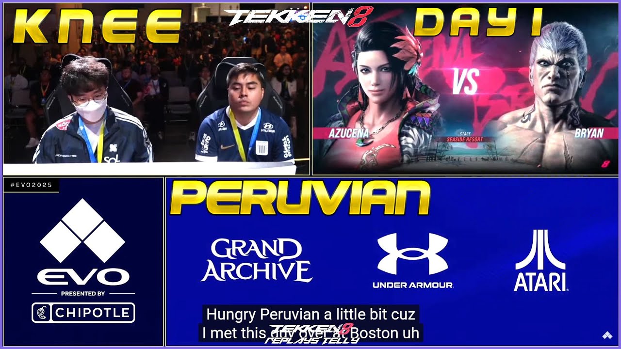 ДРКС | Колено 🇰🇷 (Брайан) vs Hungry Peruvian 🇺🇸 (Асусена) ➤ Evo Las Vegas 2025, день 1 — Tekken