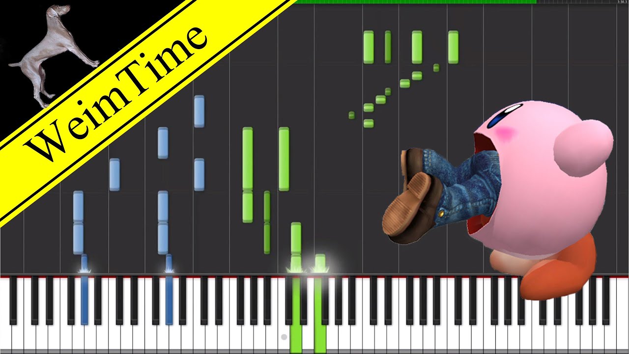Fountain of Dreams - Super Smash Bros. Melee -- Synthesia HD