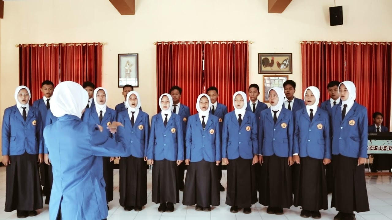 TEAM PADUAN SUARA SMPN 1 BOROBUDUR | LAGU INDONESIA RAYA