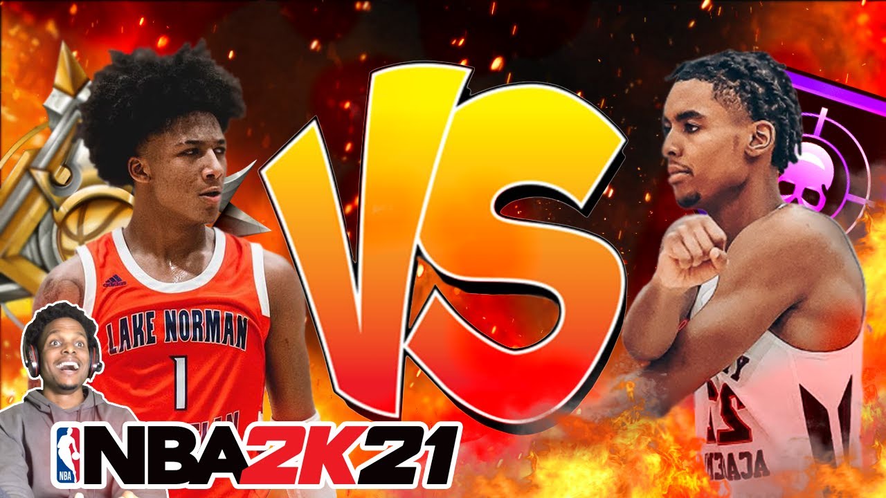 NBA 2K21 NEXT GEN HIGH SCHOOL SHOWDOWN! MIKEY WILLIAMS vs EMONI BATES!!