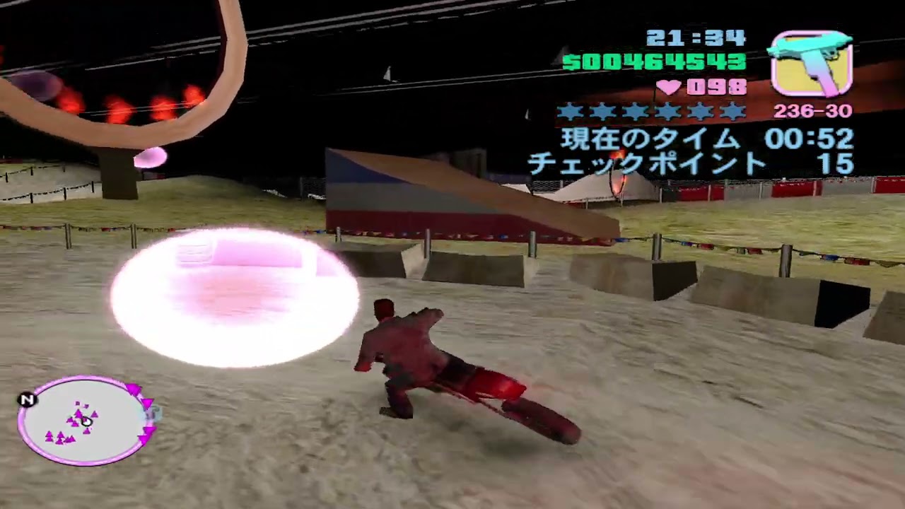 Dirtring completed in 1:50 - GTA Vice City Speedrun