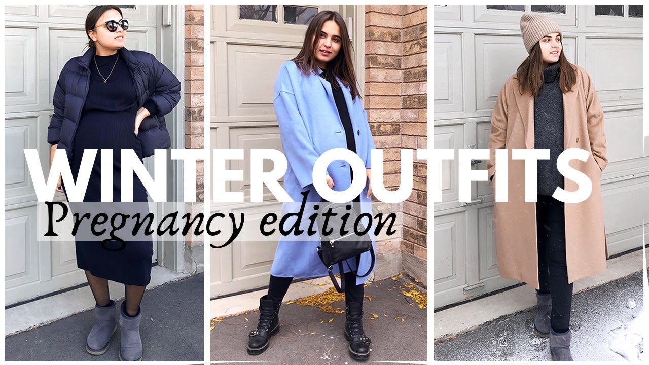 MATERNITY CASUAL WINTER OUTFITS | What to wear in third trimester? Smart Maternity Shopping