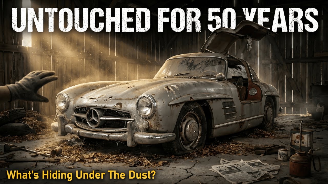 Satisfying ASMR: Destroyed 300SL Gullwing Restoration - From RUSTY JUNK to $1.5 Million DREAM CAR!