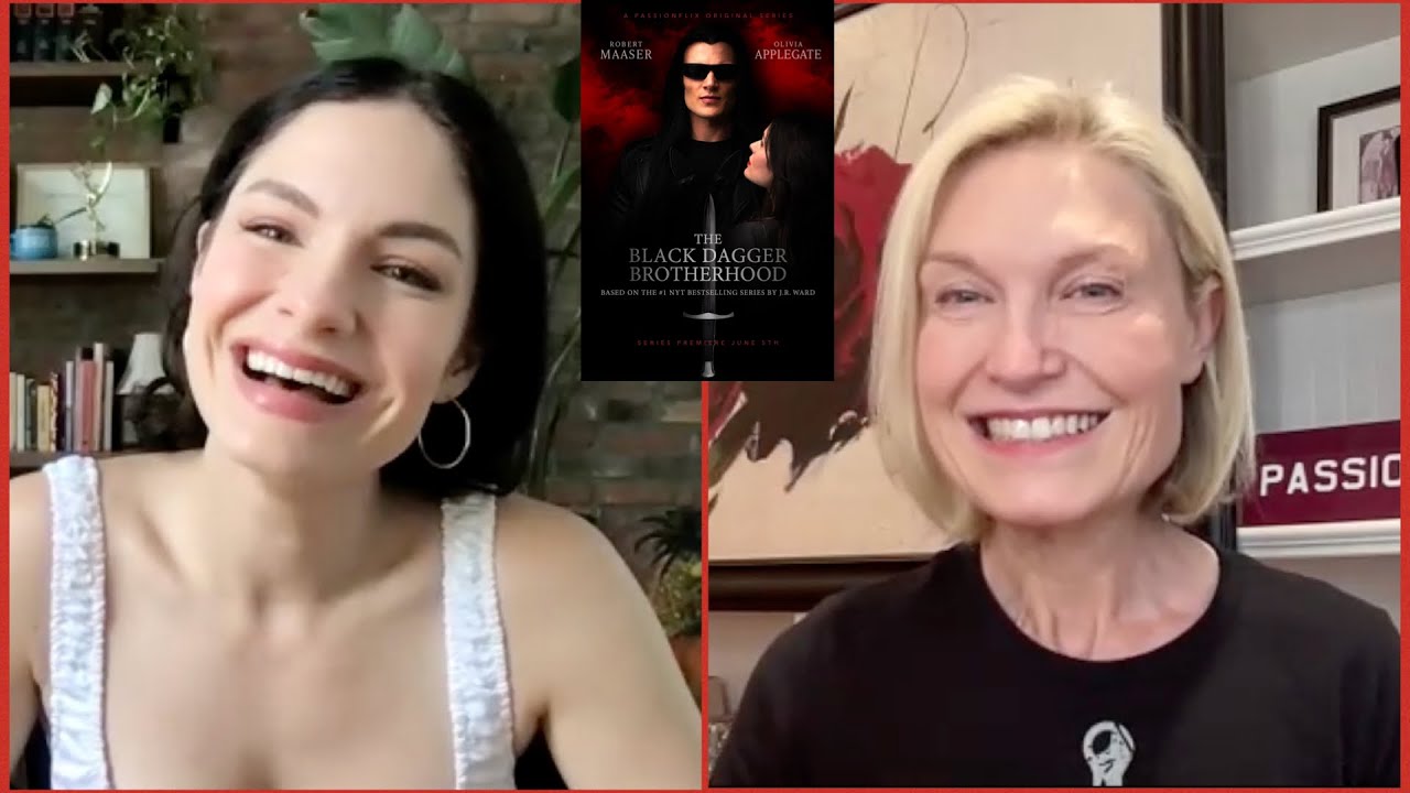 THE BLACK DAGGER BROTHERHOOD Interviews! Olivia Applegate & Tosca Musk! Vampire romance! Passionflix