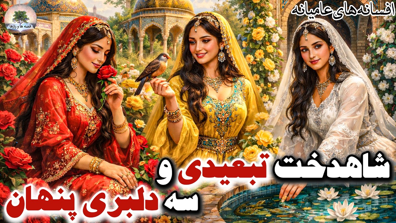 دختر زیبایی که در رودخانه گم شد، اما در باغ پیدا شد⭐افسانه های عامیانه⭐داستان فارسی