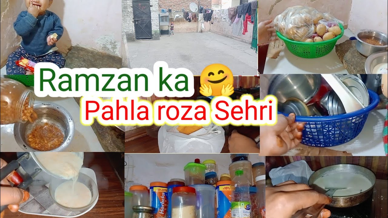 Ramzan ka 1 Roza l 2026ka pahla roza Sehri vlog 🌻 l Moni ka vlog 🌸