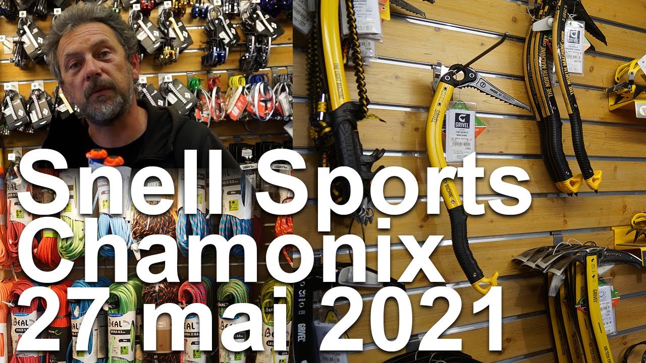 Snell Sports Chamonix Mont-Blanc magasin ouvert tous les jours montagne escalade randonn&eacute;e alpinisme