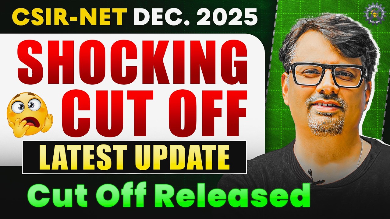 CSIR NET Dec. 2025 Shocking Cut Off 😱 | Maths में सबसे LOW Cut Off इतिहास में!