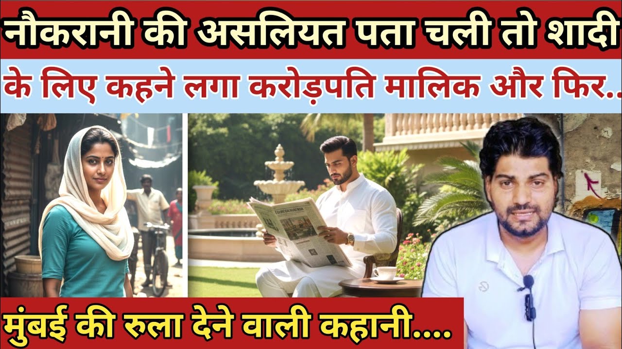 नौकरानी की असलियत पता चली || तो शादी के लिए कहने लगा करोड़पति || और फिर || Emotional Story 
