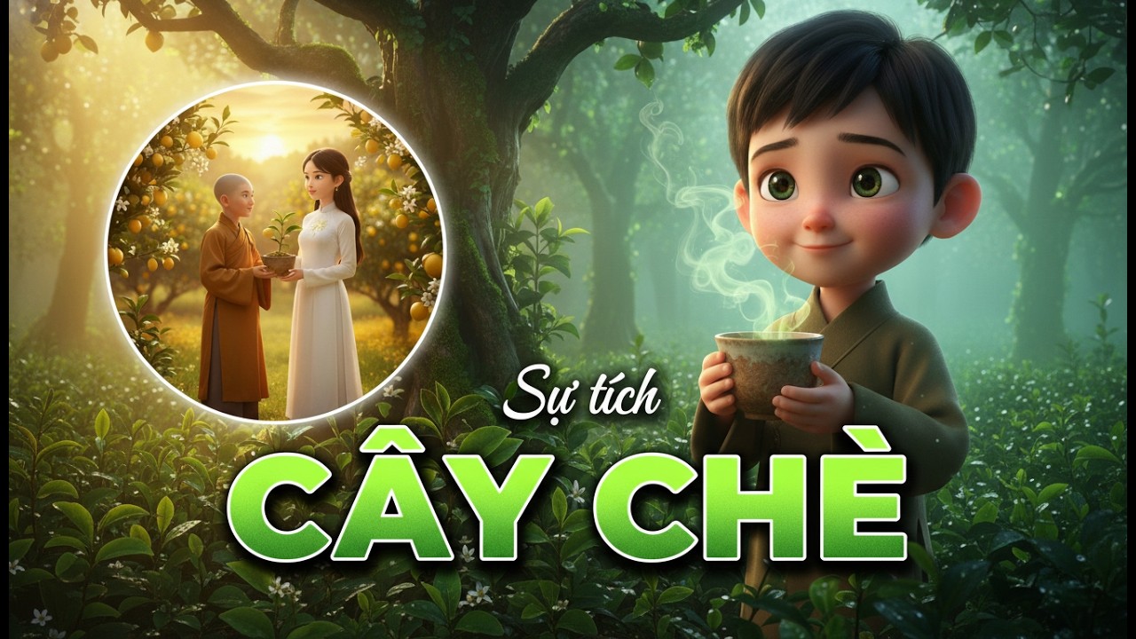 Sự Tích Cây Chè (Trà): Tại sao uống trà lại giúp tỉnh ngủ? | Phim Cổ Tích Pixar 3D