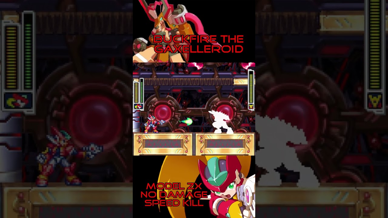 Mega Man ZX Advent, Buckfire the Gaxelleroid (Model ZX, No Damage, Speed Kill)